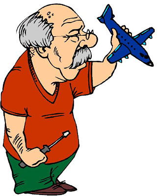 Roger Fixin' a Model